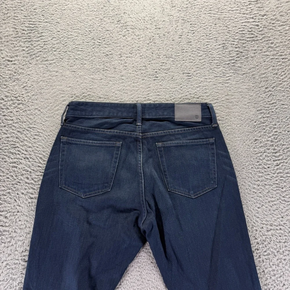 Bonobos Jeans Mens 32x32 Blue Cotton Denim Straight Athletic Fit Faded Stretch